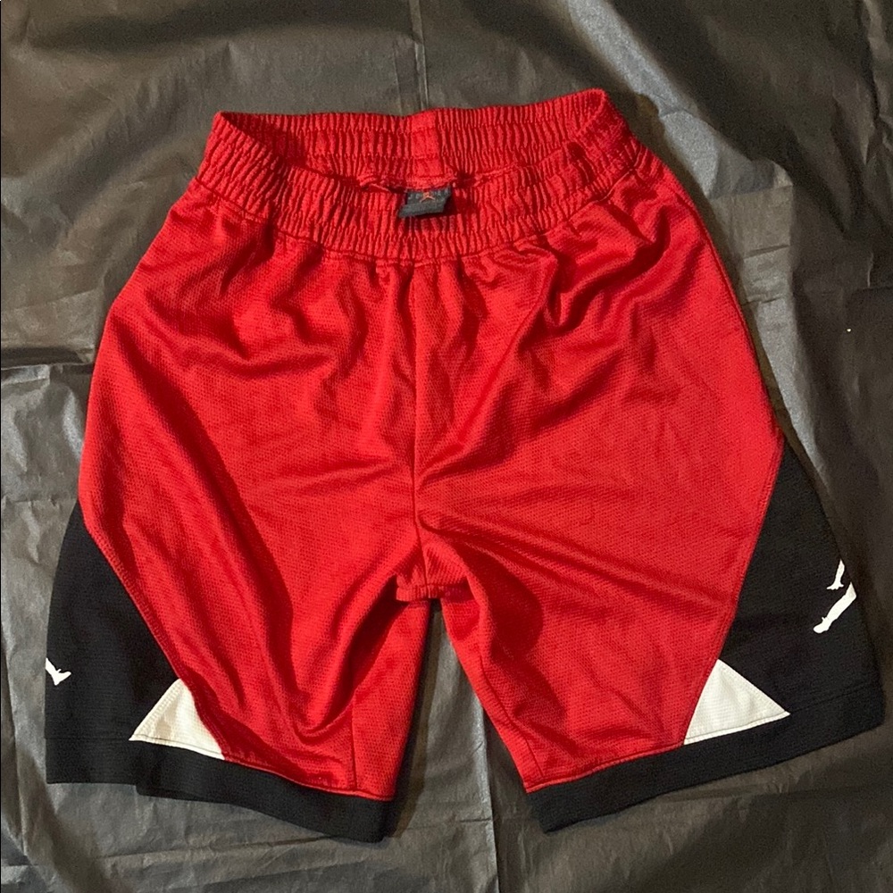 Jordan Red Athletic Shorts